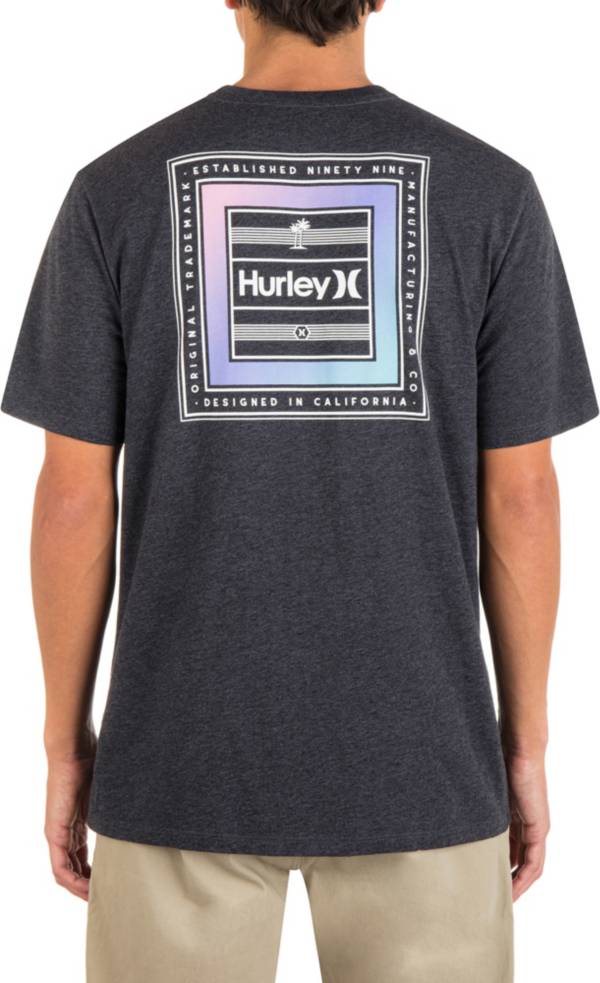 Hurley Men's Everyday Washed Tropic Box Short Sleeve Graphic T-Shirt