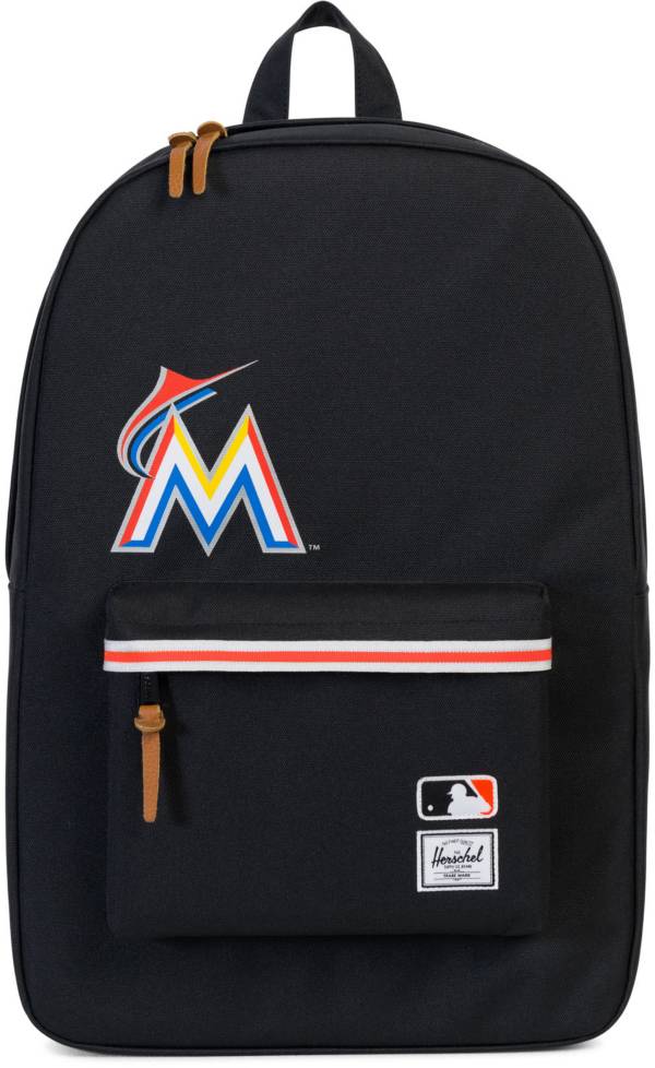 Hershel Miami Marlins Black Heritage Backpack