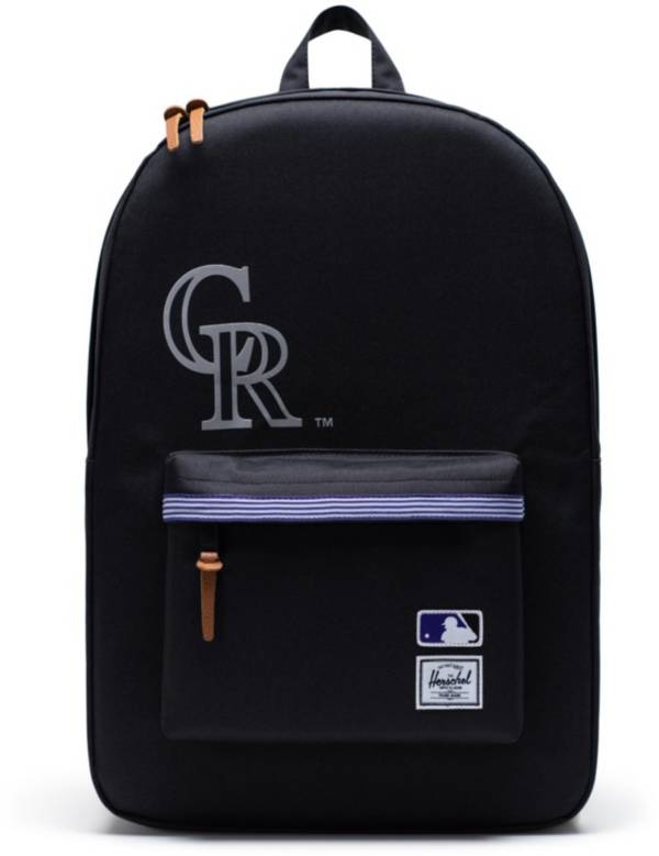 Hershel Colorado Rockies Black Heritage Backpack
