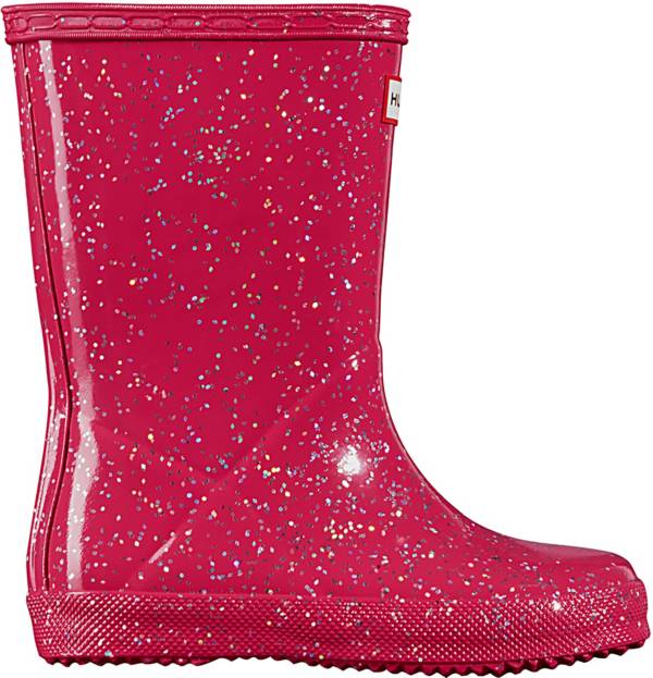 Hunter Kids' Original First Glitter Rain Boots