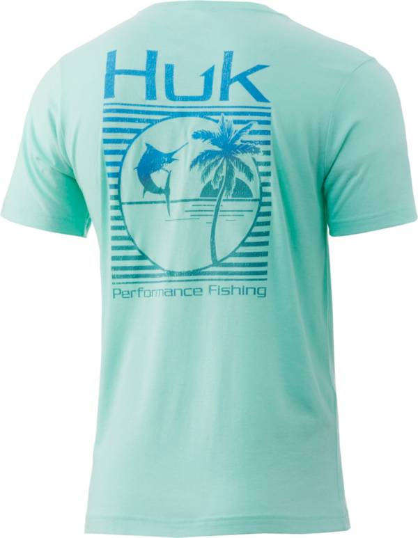 Huk Men's Marlin Palm Horizon Tee