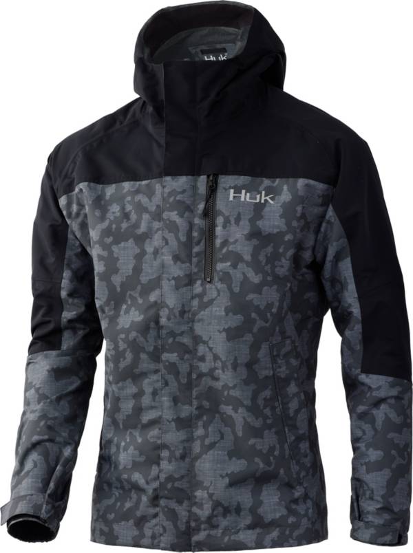 HUK Men's Running Lakes Grand Banks Rain Jacket product image