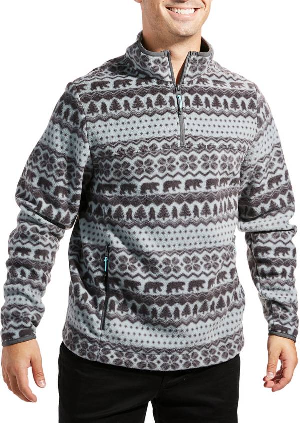 Chubbies Men's The Bear Hug 1/4 Zip Fleece Pullover