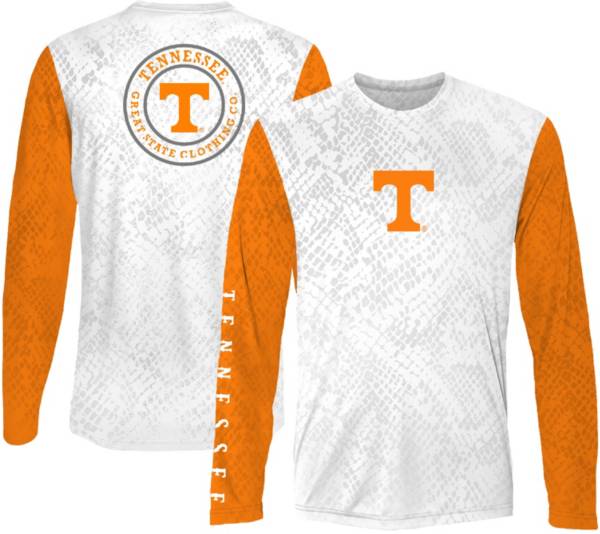 Great State Men's Tennessee Volunteers Sportsman Skin Long Sleeve White T-Shirt