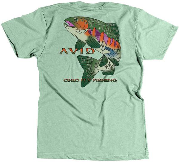 AVID Men's Sportswear Mountain Trout Ohio T-Shirt