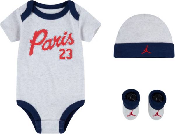 Jordan Infant Paris Saint-Germain 0-6 Months Onesie Set