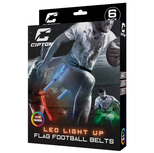 Cipton LED Flag Football Belt Set - 6 Pack