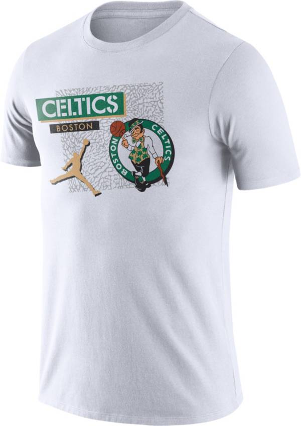 Jordan Boston Celtics White T-Shirt