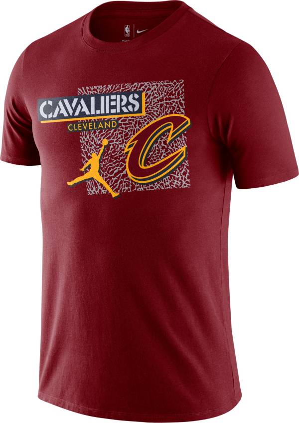Jordan Men's Cleveland Cavaliers Red Dri-Fit T-Shirt