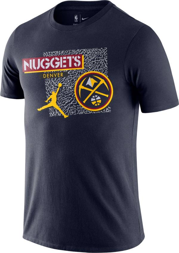 Jordan Men's Denver Nuggets Navy Dri-Fit T-Shirt