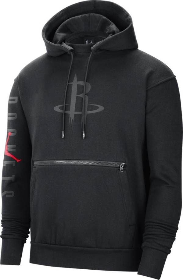 Jordan Adult Houston Rockets Black Fleece Pullover Hoodie