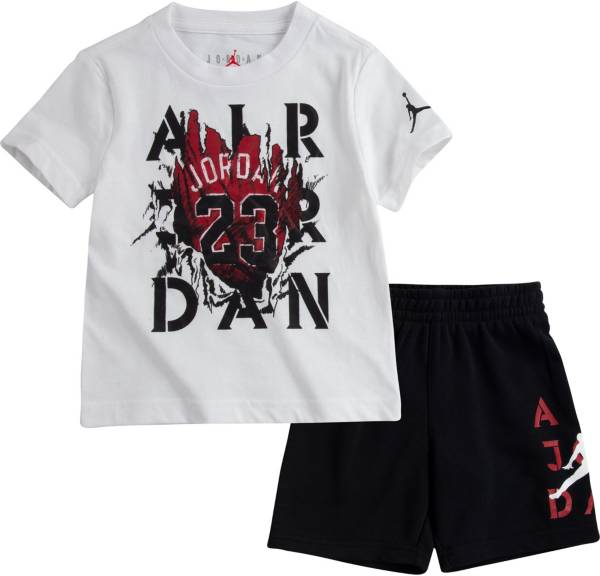 Jordan Youth AJ5 Stencil T-Shirt and Shorts Set