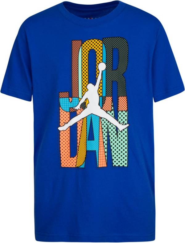 Jordan Boys' Mismatched Stack Graphic T-Shirt