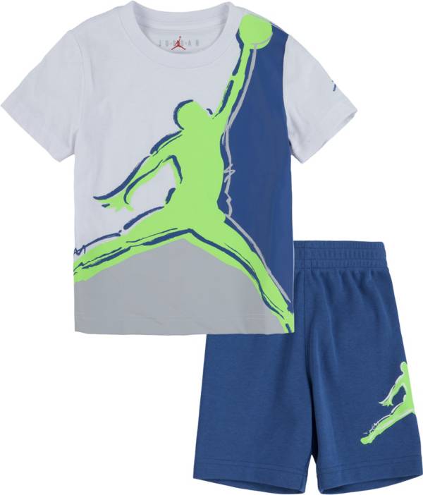 Jordan Boys' Painted Jumpman T-Shirt And Shorts Set