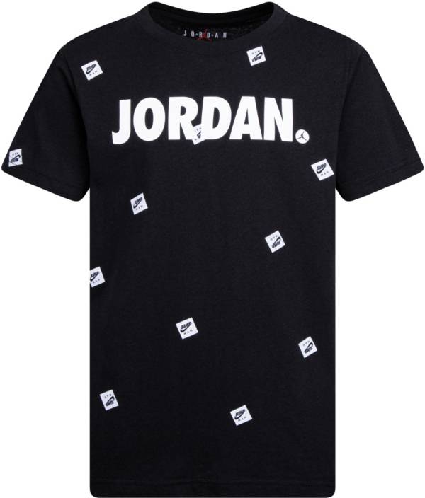 Jordan Boys' Post Up All Over Print Graphic T-Shirt