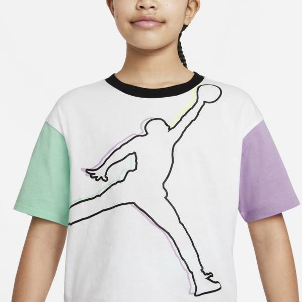 Jordan Girls' J's Are for Girls Colorblock T-Shirt