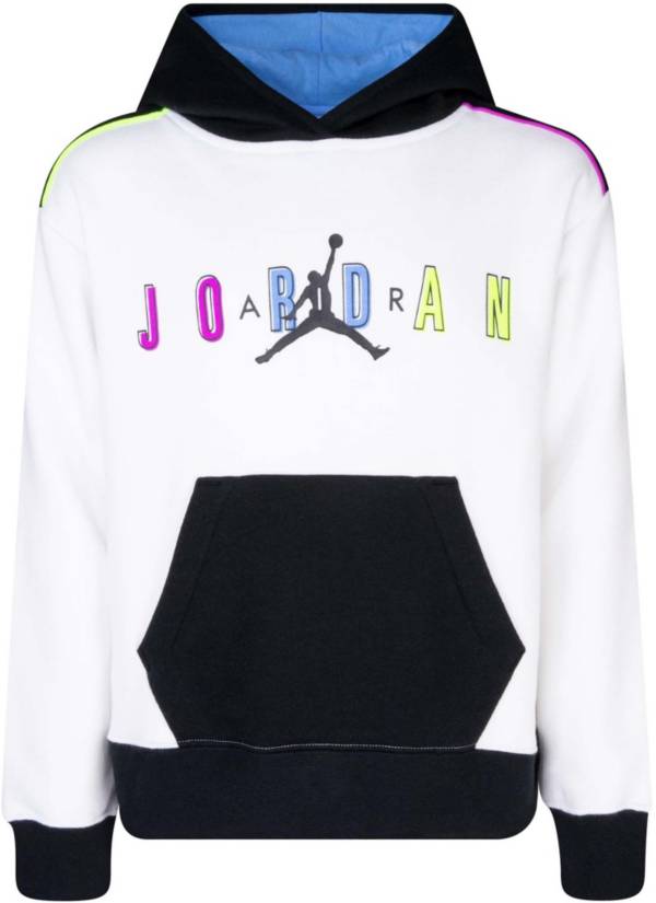 Jordan Girls' KSA Jumpman Cropped Pullover Hoodie