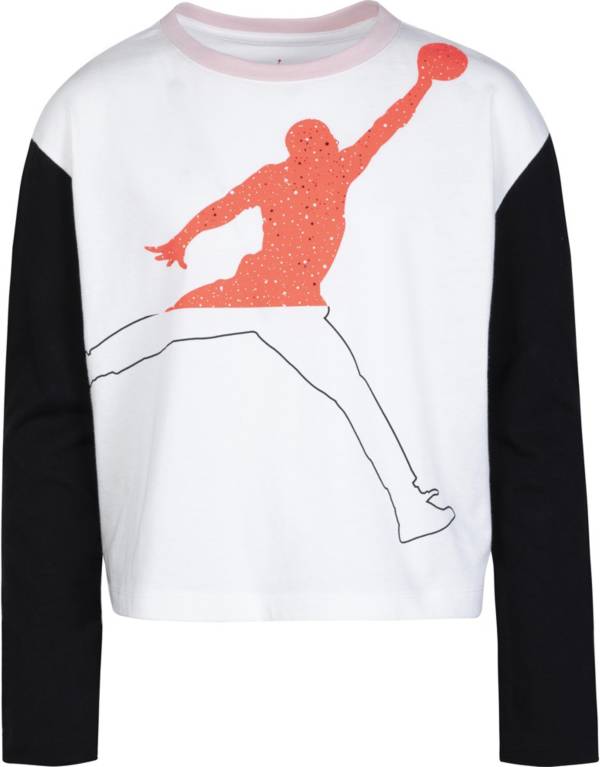 Jordan Girl's Long Sleeve Graphic T-Shirt