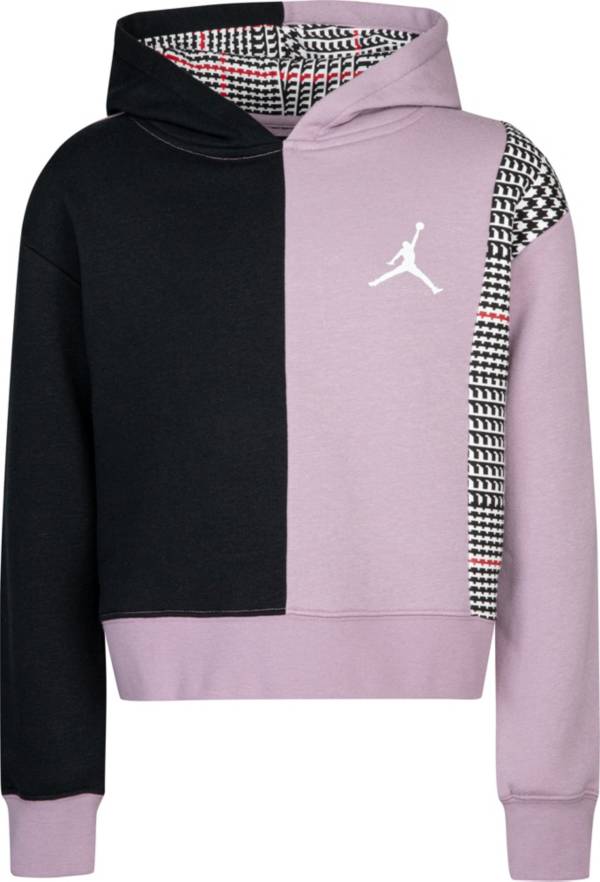 Jordan Girls' Plaid Hoodie