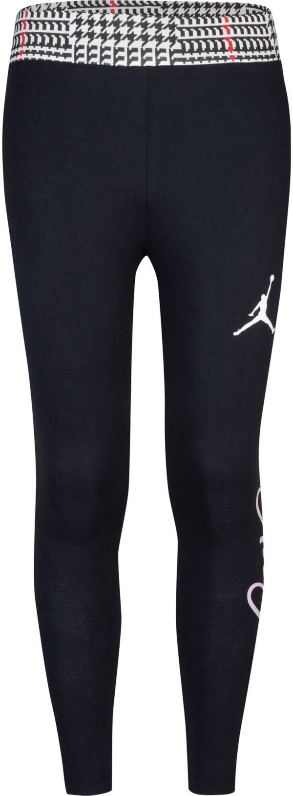 Jordan Girls' Plaid Logo Leggings