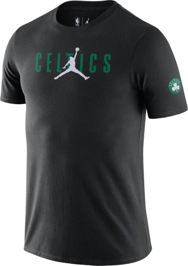 Jordan Men's Boston Celtics Black T-Shirt