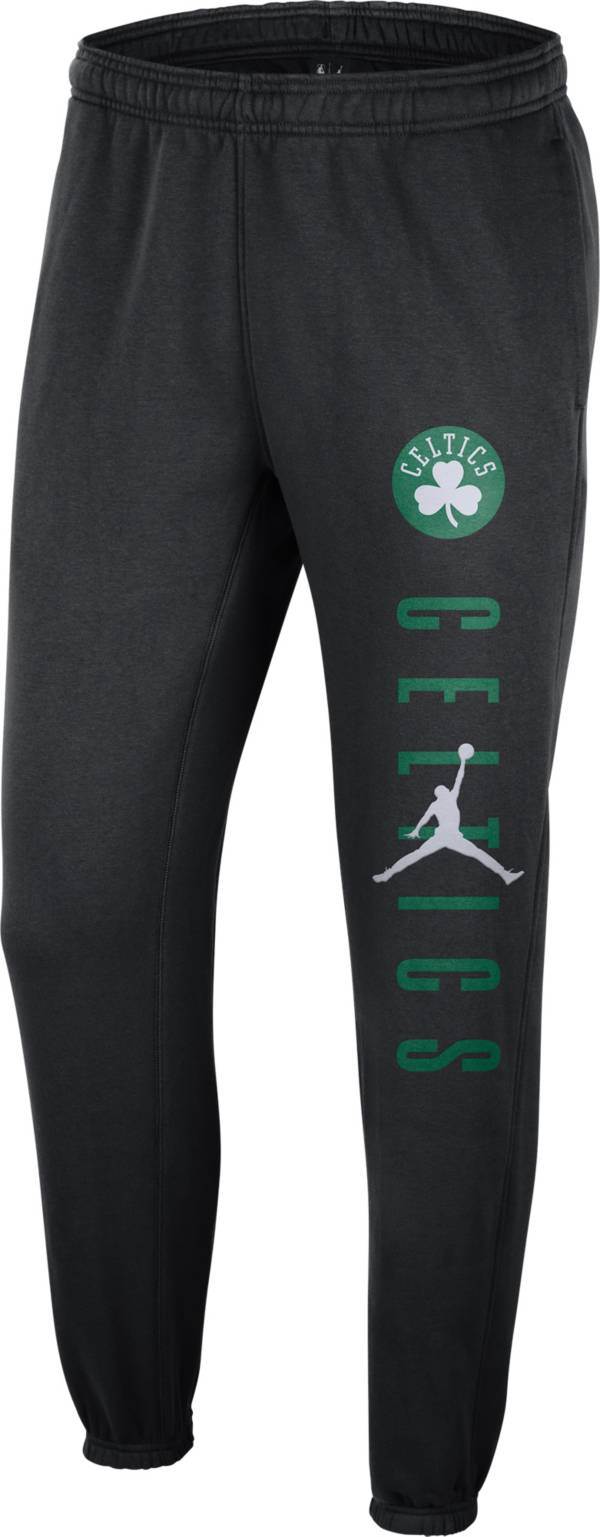 Jordan Men's Boston Celtics Black Courtside Statement NBA Sweatpants