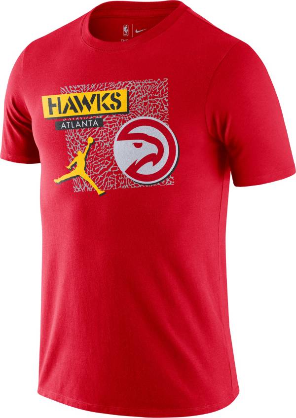 Jordan Men's Atlanta Hawks Red Dri-Fit T-Shirt