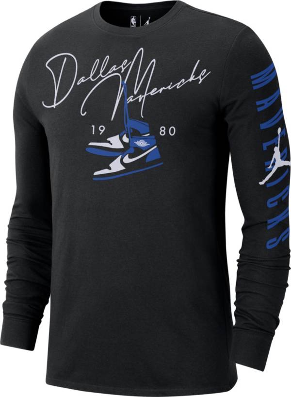 Jordan Men's Dallas Mavericks Long Sleeve T-Shirt