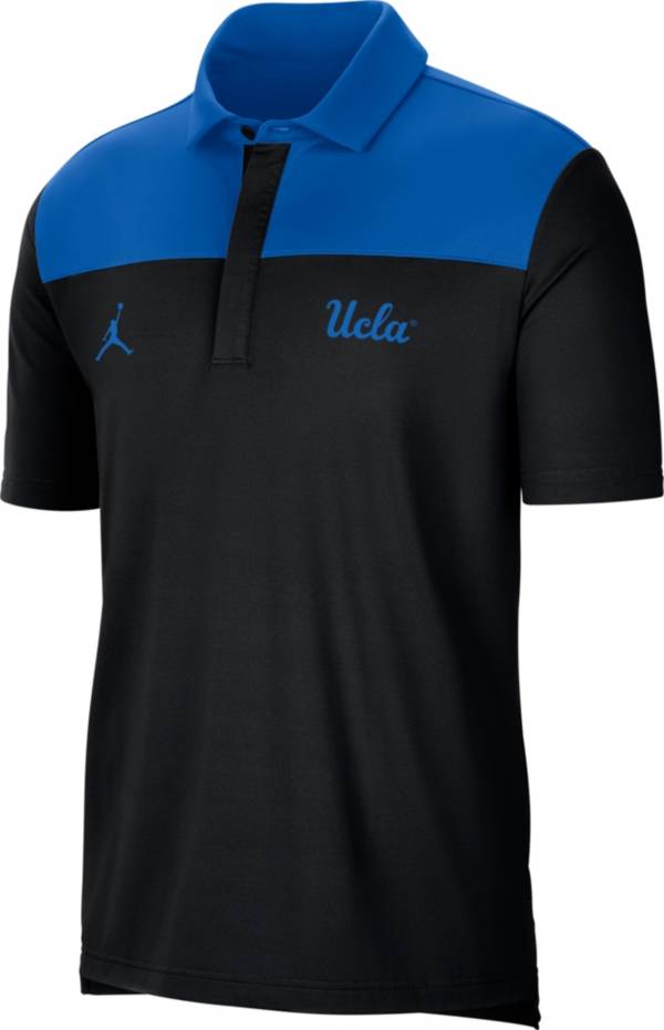 Jordan Men's UCLA Bruins Elevated Team Issue Black Polo