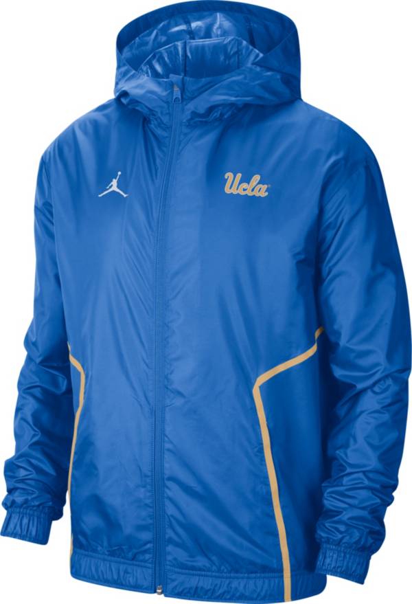 Jordan Men's UCLA Bruins True Blue Football Sideline Woven Full-Zip Jacket