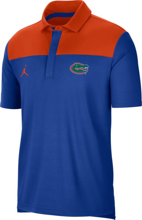 Jordan Men's Florida Gators Blue Elevated Team Issue Polo