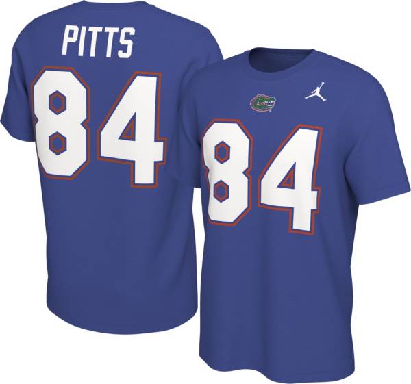 Jordan Men's Florida Gators Kyle Pitts #84 Blue Football Jersey T-Shirt