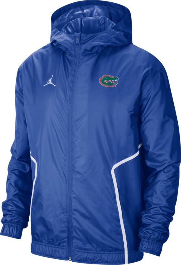 Jordan Men's Florida Gators Blue Football Sideline Woven Full-Zip Jacket