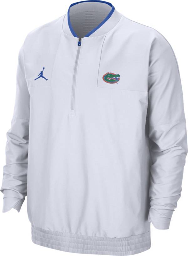 Jordan Men's Florida Gators Football Sideline Coach Lightweight White Jacket