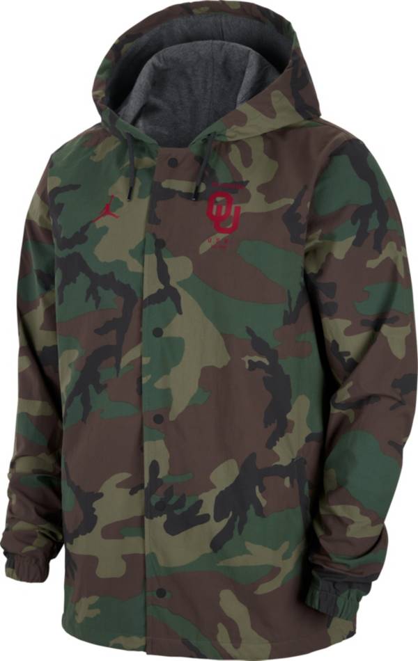 Jordan Men's Oklahoma Sooners Camo Military Appreciation Lightweight Jacket product image