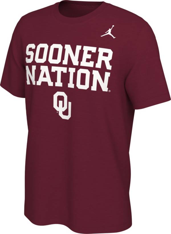 Jordan Men's Oklahoma Sooners Crimson Sooner Nation Mantra T-Shirt