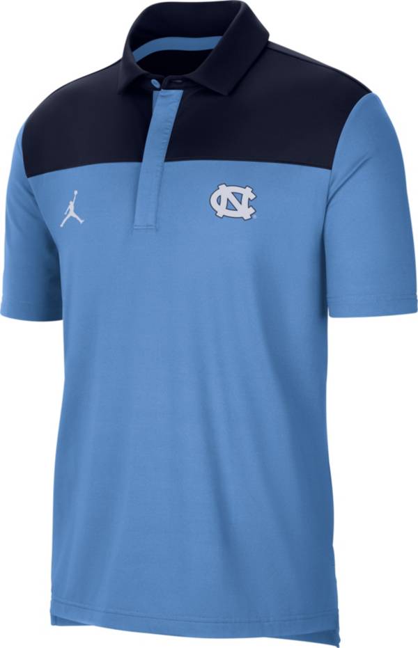 Jordan Men's North Carolina Tar Heels Carolina Blue Elevated Team Issue Polo