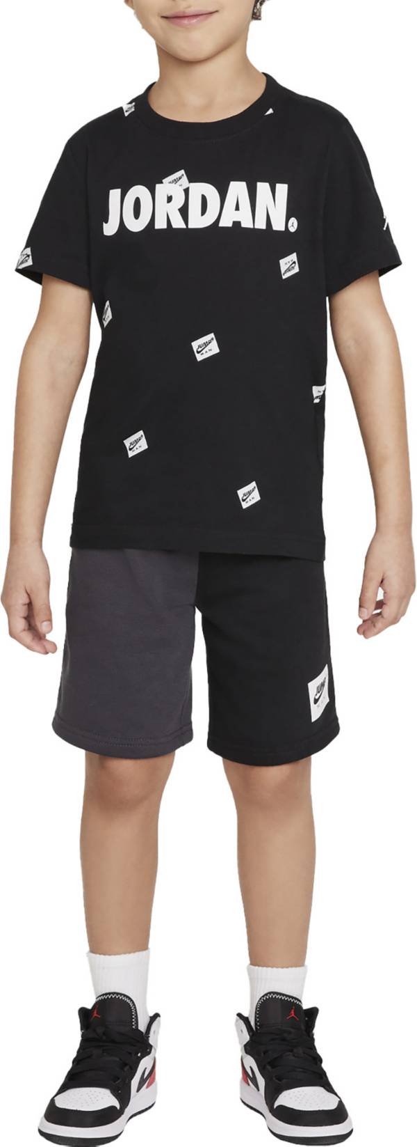 Jordan Little Boys' Jumpman Box All Over Print T-Shirt and Shorts Set