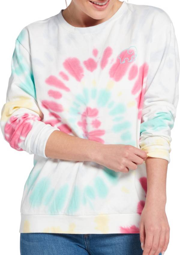 Ivory Ella Women's Heritage Solstice Swirl Tie Dye Oversized Sweatshirt