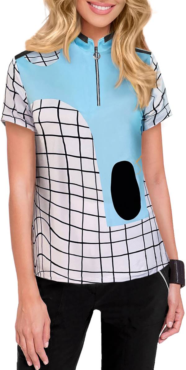 Jamie Sadock Women's Grid Print Golf Polo