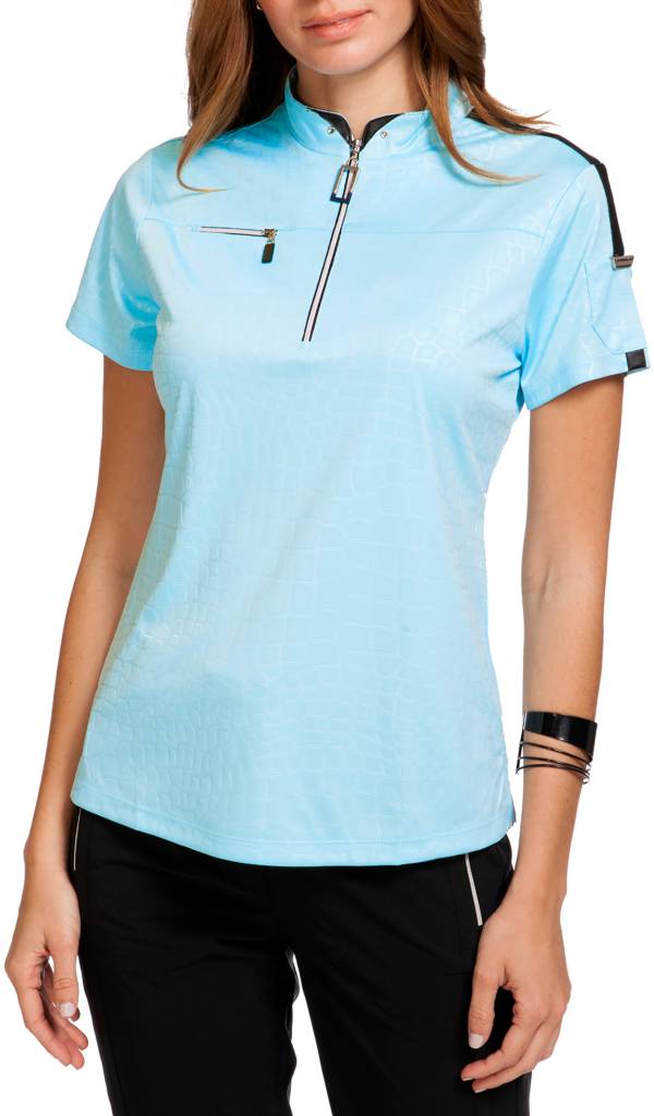 Jamie Sadock Women's Short Sleeve Embossed Golf Polo product image