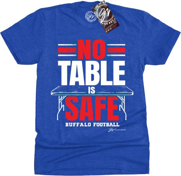 GV Art & Design Buffalo No Table Blue T-Shirt product image