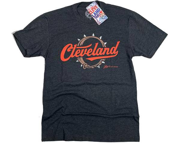 GV Art & Design Cleveland Script Grey T-Shirt