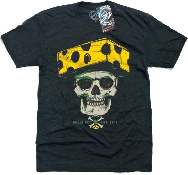 GV Art & Design Green Bay For Life Charcoal T-Shirt