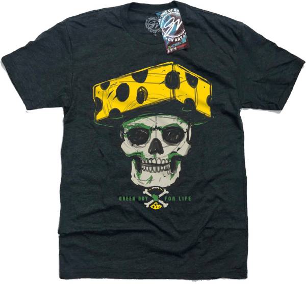 GV Art & Design Green Bay For Life Charcoal T-Shirt product image