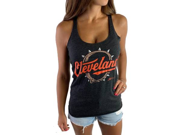 GV Art & Design Women's Cleveland Script Tank Top