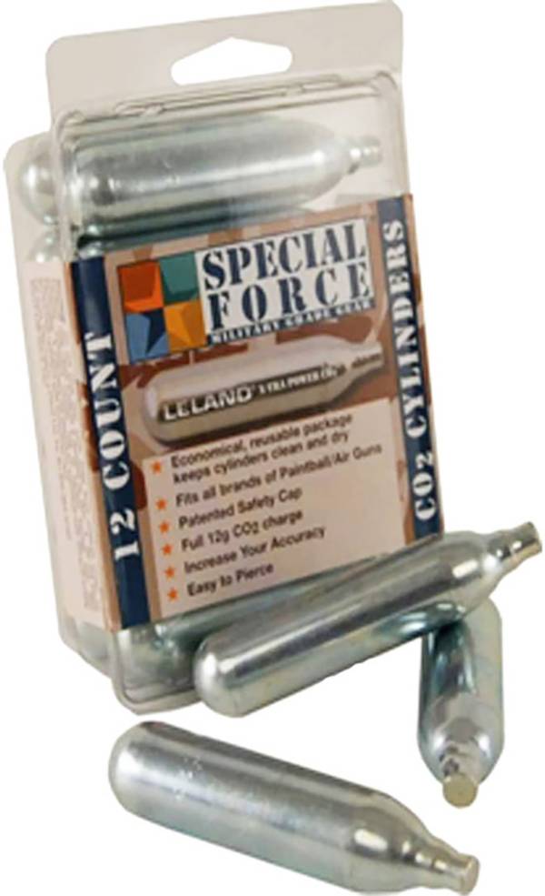 Leland Special Force 12 Gram CO2 Cartridges – 12 Pack