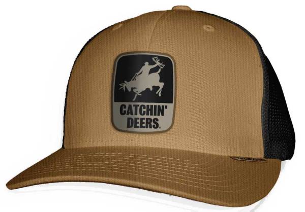 Catchi'n Deers Men's Giddy-Up Canvas Trucker Hat