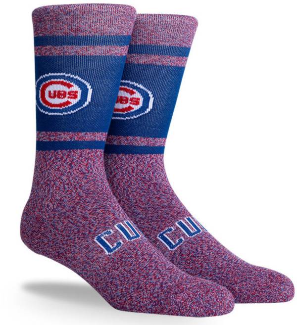 PKWY Chicago Cubs Blue Varsity Crew Socks