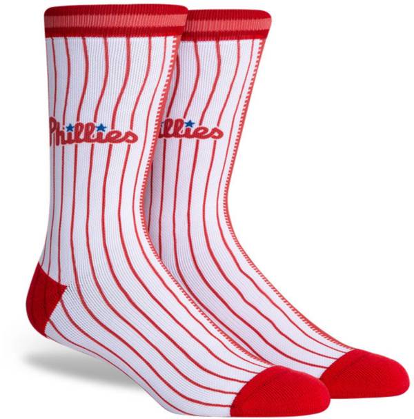 PKWY Philadelphia Phillies Red Split Crew Socks